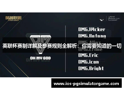 英联杯赛制详解及参赛规则全解析：你需要知道的一切