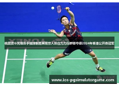 桃田贤斗凭借反手抽球制胜展现惊人反应力力压群雄夺得2024年香港公开赛冠军