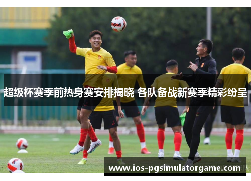 超级杯赛季前热身赛安排揭晓 各队备战新赛季精彩纷呈